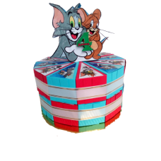 Cardboard cake Tom and Jerry